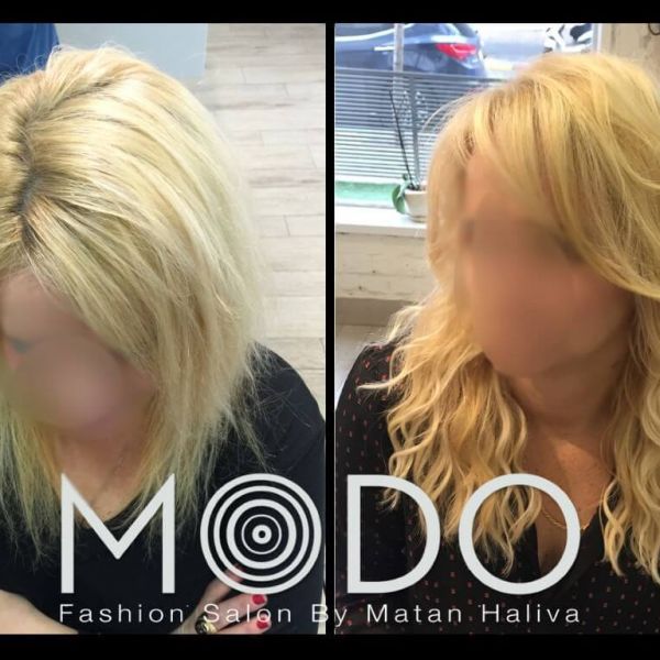 תוספות לשיער - לפני ואחרי